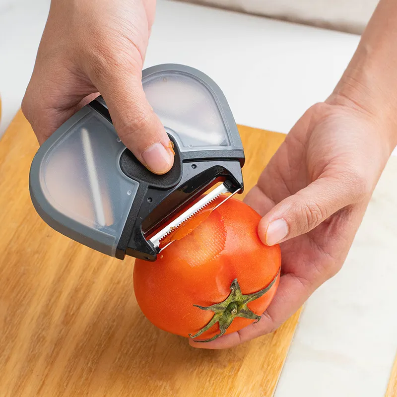 Three-in-one Multi-function Paring Knife Fruit Peeler Potato Melon Planer Kitchen Tool – image 3