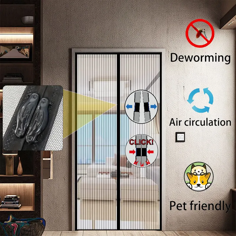 Magnetic Screen Door With Strong Closure