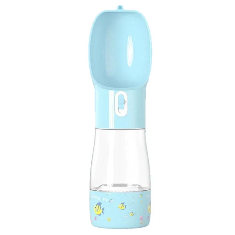 Travel Out Portable Dog Food Water Cup For Pets - Blue