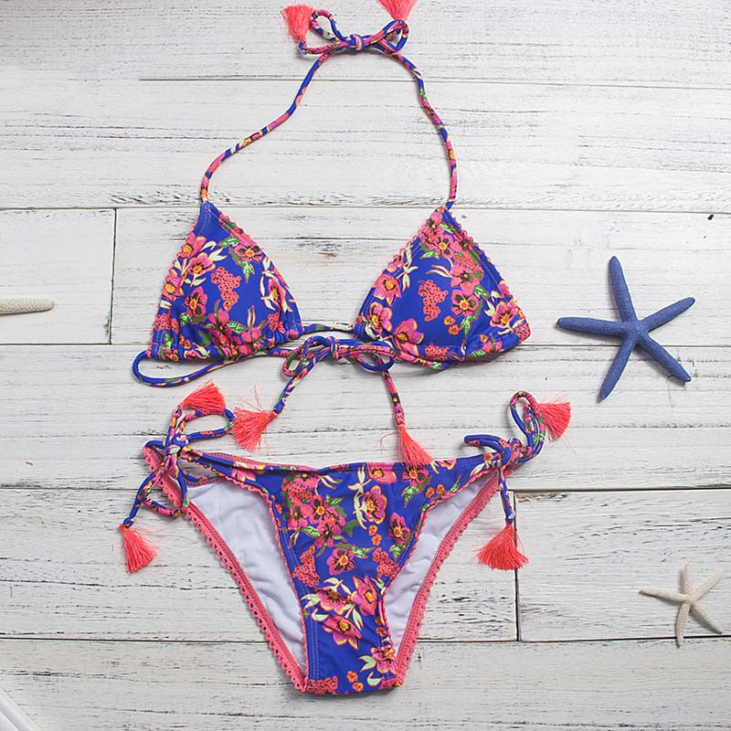 European And American Women's Popular Fringed Bikini