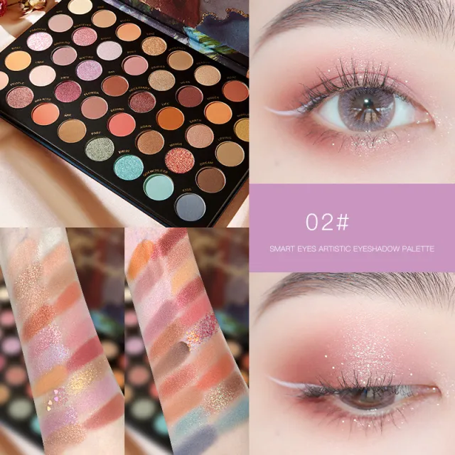 Multi color Eyeshadow Palette Student Pearly Earth Color Purple Drunk - Shop at LoveMi