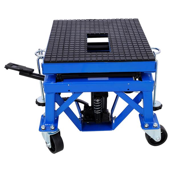 300 Pound Hydraulic Motorcycle Scissor Jack Lifting Foot Wheel Suitable For Small Off-road Vehicles, Blue, Prohibited PlatformTemu - Image 13