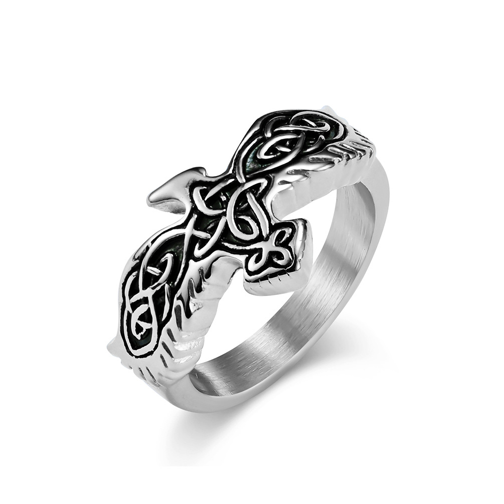 Title 9, Nordic Wind Celtic Eternal Knot Eagle Titanium ...