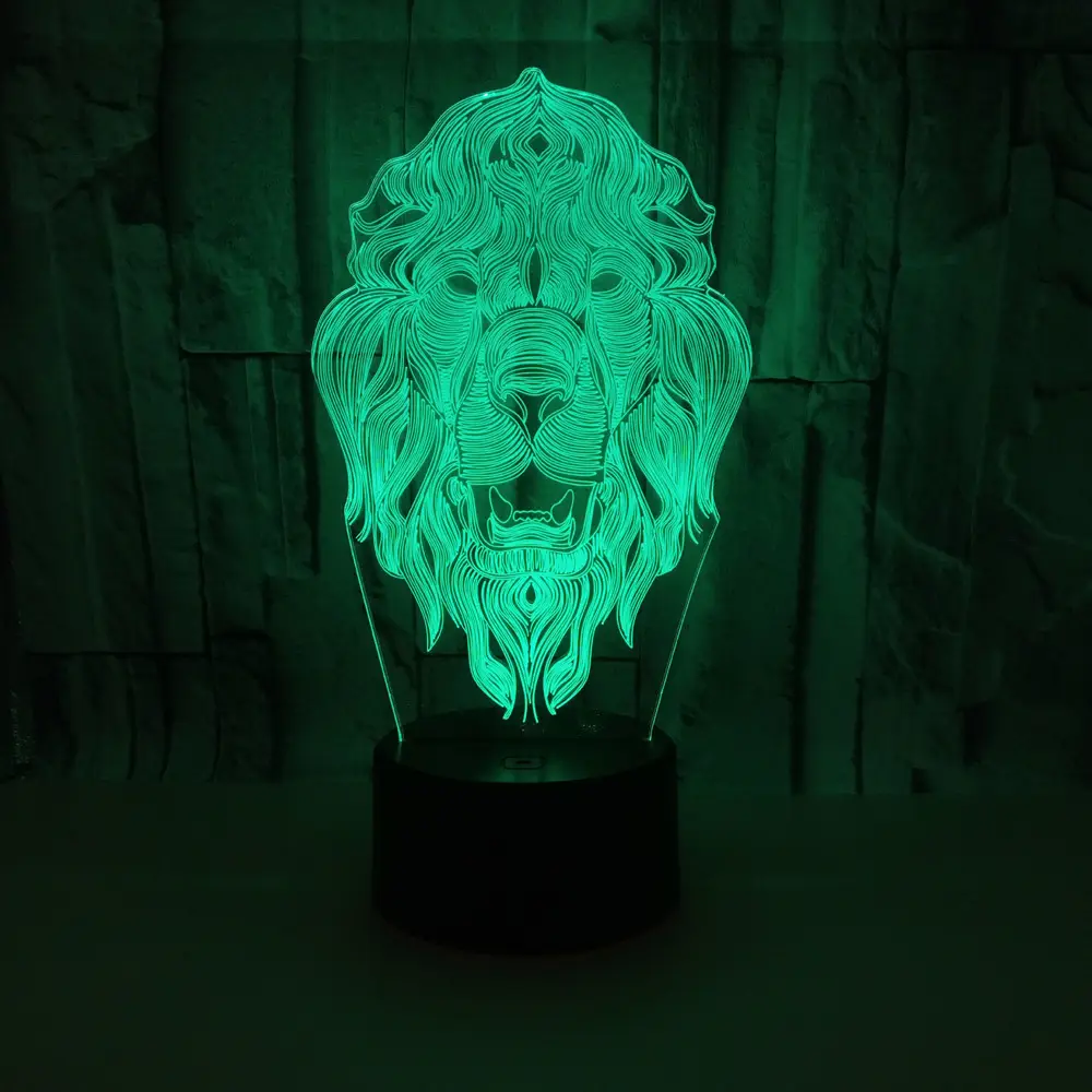 Colorful Touch 3D Vision LED Night Light