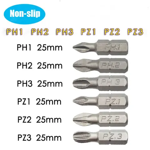 Anti Slip Electric Hex Shank Magnetic Screwdriver Drill Bit
