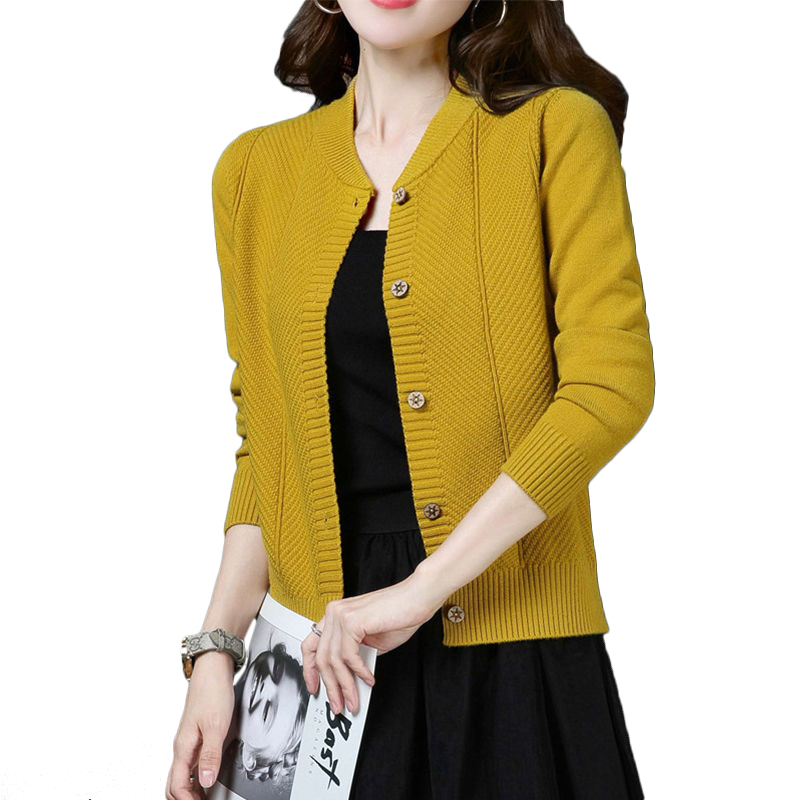 Women's Knitted Cardigan Loose Sweater Shawl Short Outfit