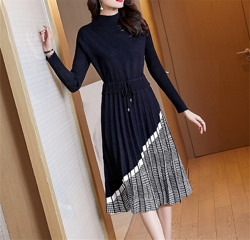 Women's Mid-length Fashion Personality Sweater Dress