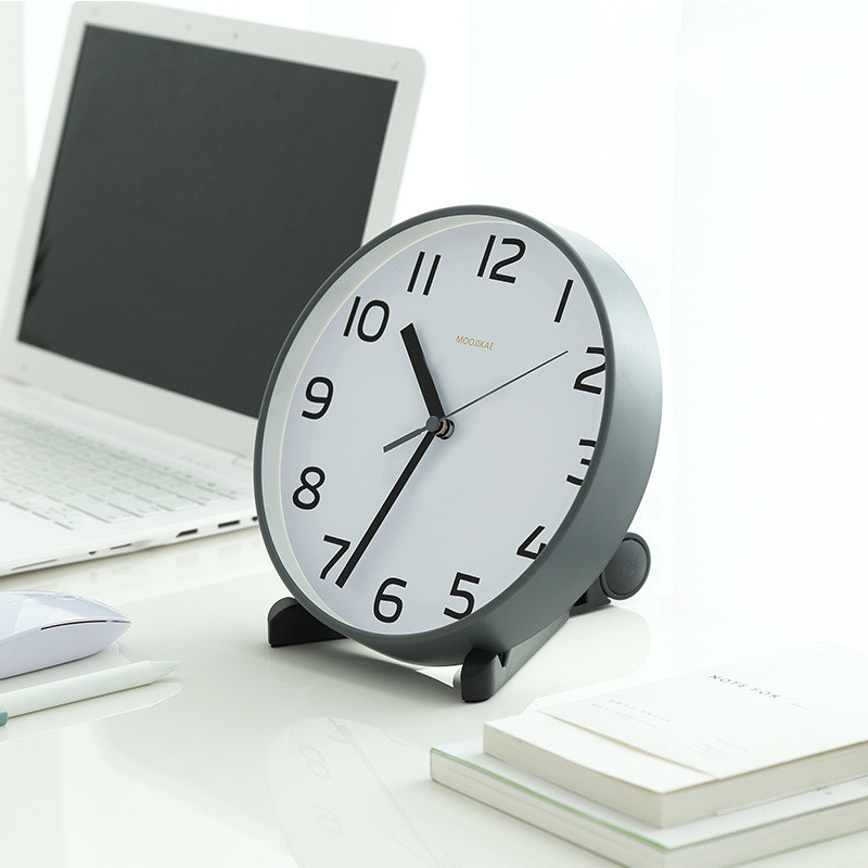 Small Wall Clock with Stand, picture 2 of 10