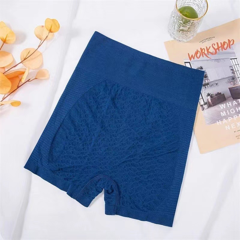 Grid Design Shorts Gym Yoga High Waist Fitness Sports Pants Women Royal One Size - Shop at LoveMi