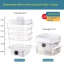 Multi-layer Dish Cover Heat Preservation Kitchen Cover Dining Table Leftover Storage Box Transparent Stack Cooking Hood Steamer view 4