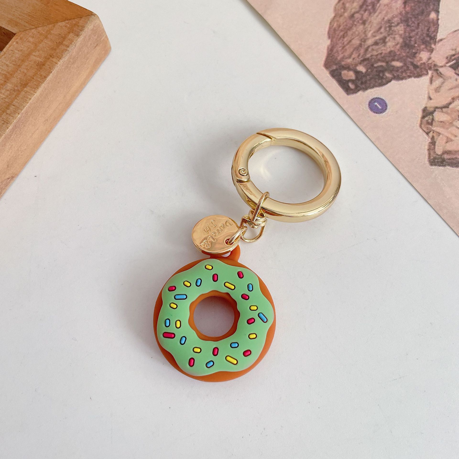 Creative Donut Locator Silicone Protective Cover Green - Shop at LoveMi