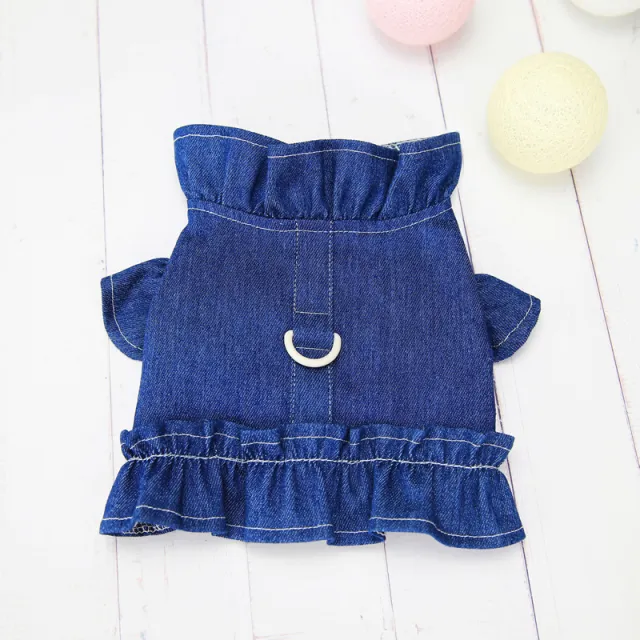 Pet Clothing Dog Chest And Back Dark Blue - Shop at LoveMi