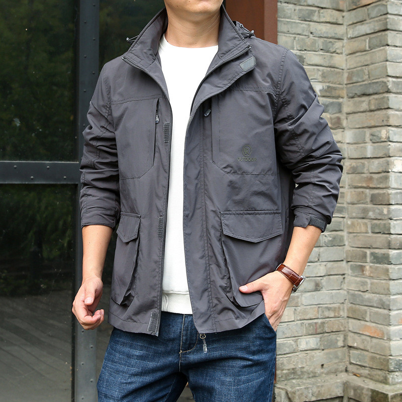 Mountaineering Hooded Jacket Men's Casual Jacket Outdoor