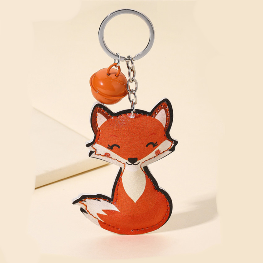 Title 1, Cartoon Animal Bell Fox Ornaments Handbag Pendant