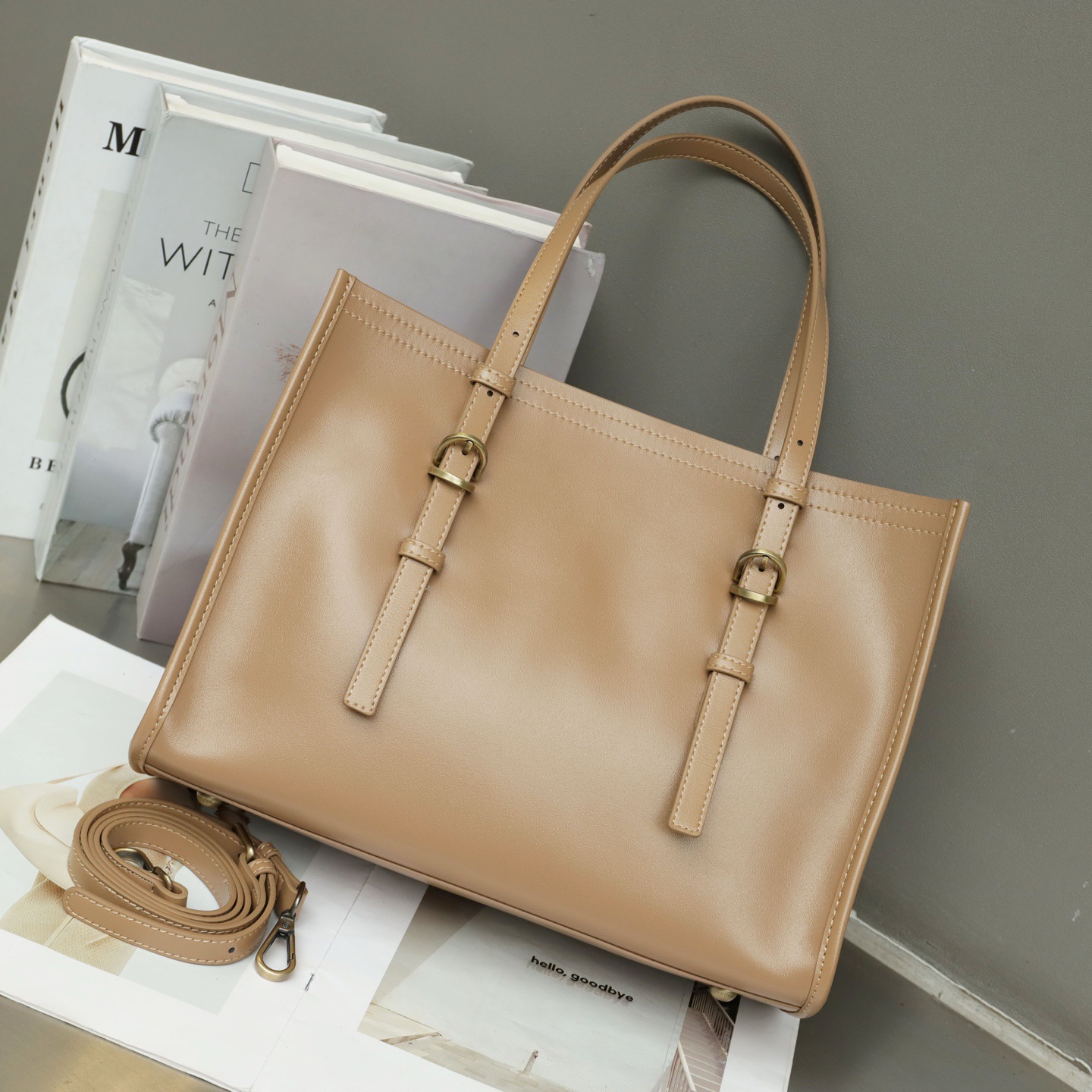 Nouveau sac pour femmes en cuir véritable – Image 8