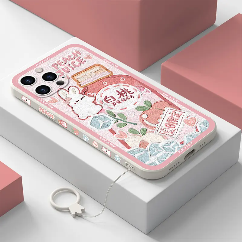 Liquid Silicone Sprite Side View Phone Case