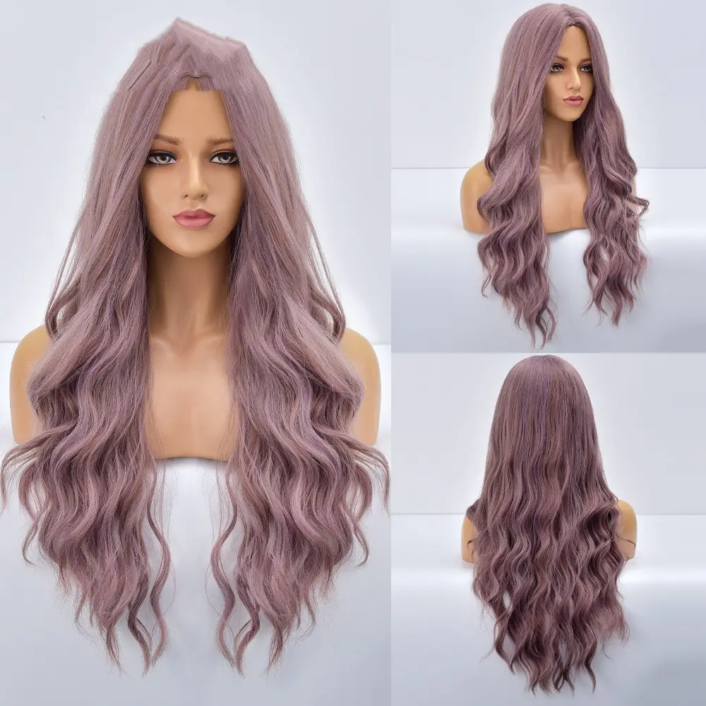 Thin Bright Color Chemical Fiber Wig
