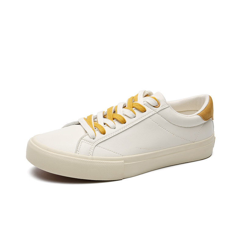 Couple Board Shoes With Microfiber Leather Upper