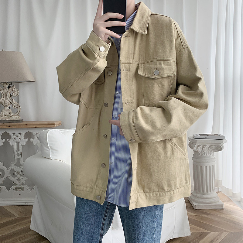 Denim Jacket Men's Casual Jacket Korean Style Trend All-match