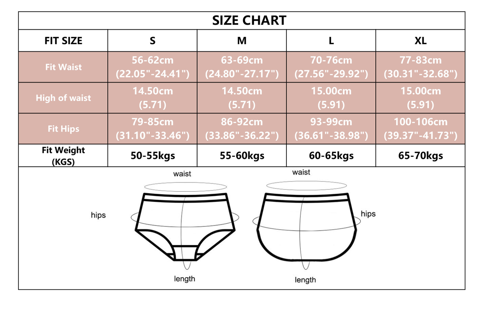 Title 1, Womens Nylon Briefs Antibacterial Belly Contra...