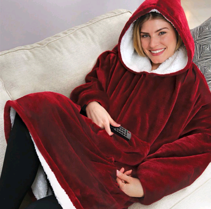 Title 3, Lazy Pullover TV Blanket Outdoor Cold Clothing