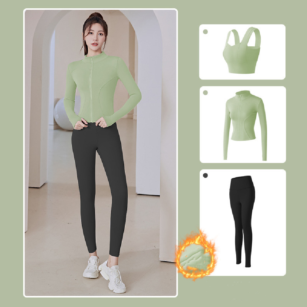 Women's Fashionable Sports Plush Yoga Suit