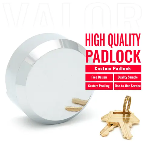 73mm Heavy Duty Puck Lock Hardened Steel Hidden Shackle