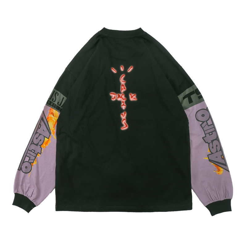 Print Men And Women Couple Loose Long-sleeved Sweater