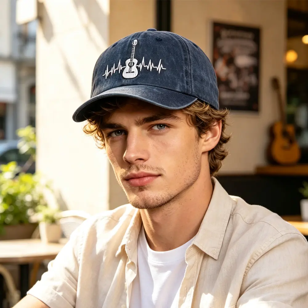 Washed Navy Baseball Cap