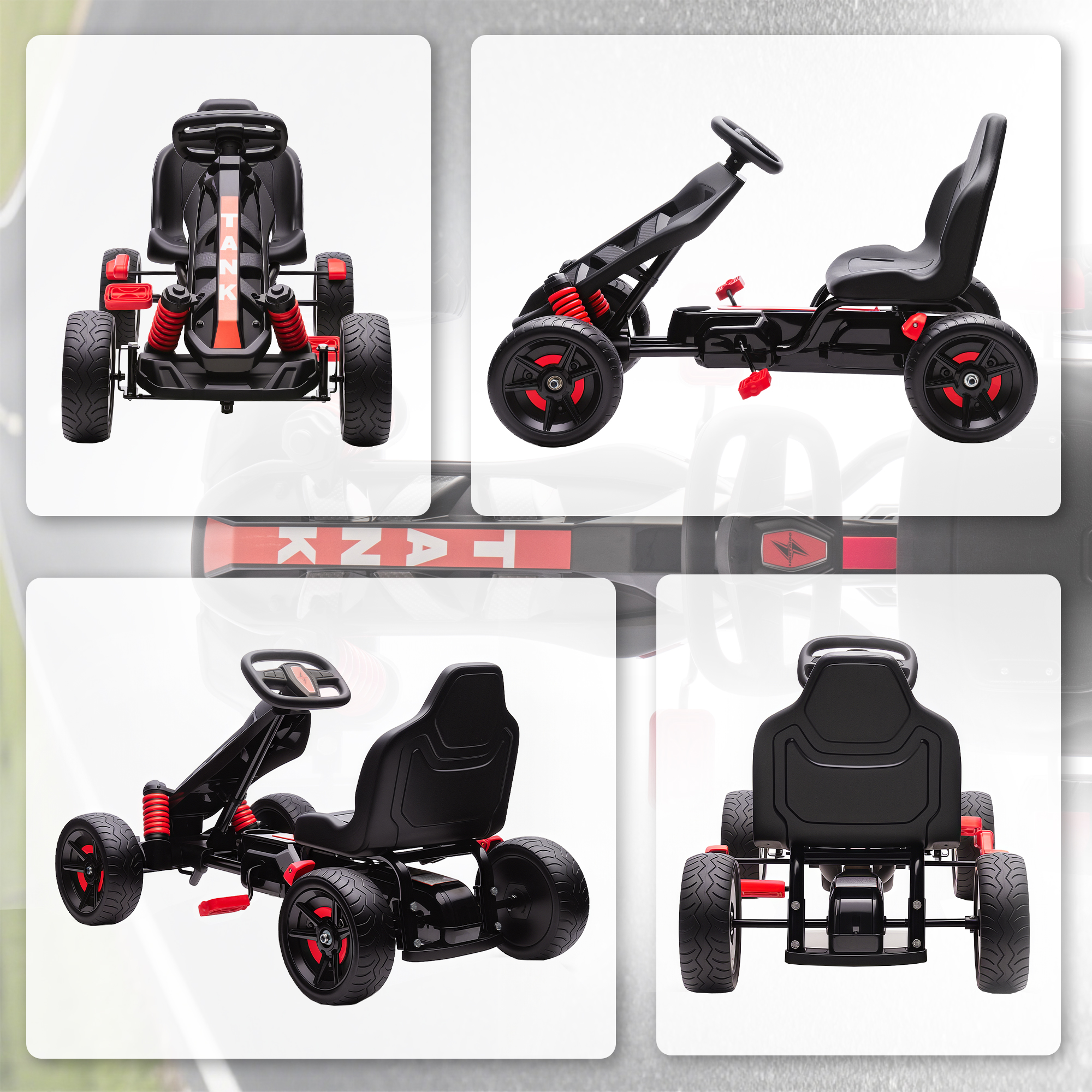 A Pedal Kart Suitable For Children Aged 3-6 Years Old, Equipped With A Free — image 8