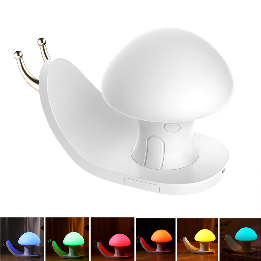 Strange New Silicone Timer Night Bedroom Bedside Eye Protection Sleep Light
