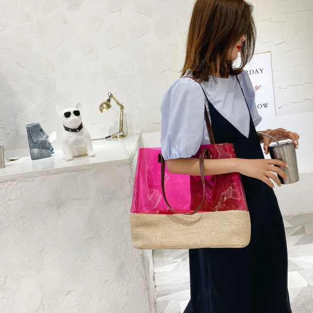 Jelly Bag, Western Style, Fashion, One shoulder Ladies Bag Pink - Shop at LoveMi