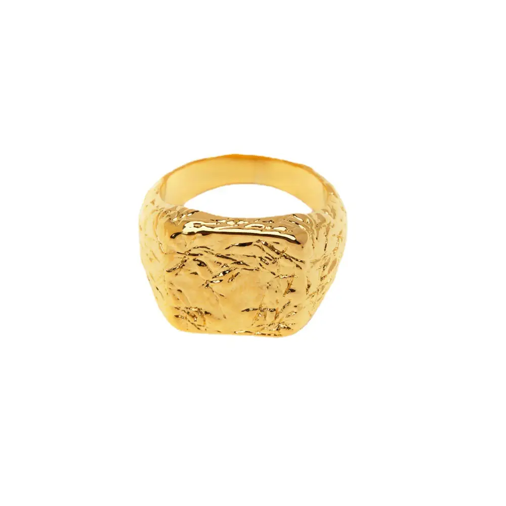 Tree Bark Texture Ring Niche Design Fashion