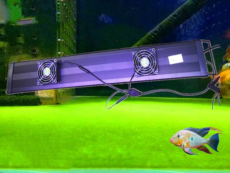 Full-spectrum LED Goldfish Blasting Algae Light Efficient Waterproof Condenser Lens