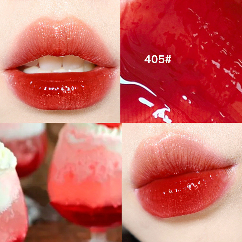 Ice through Lip Glaze Moisturizing And Shiny Mirror Jelly Is Not Easy To Decolorize Peach Crystal - Shop at LoveMi