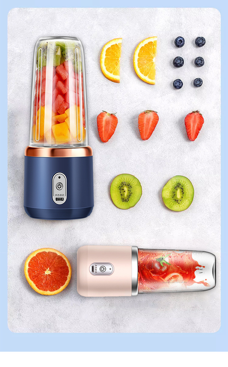 Portable Rechargeable Small Juicer, Household Wholesale Multi-functional Juice Blender, Juicer 2