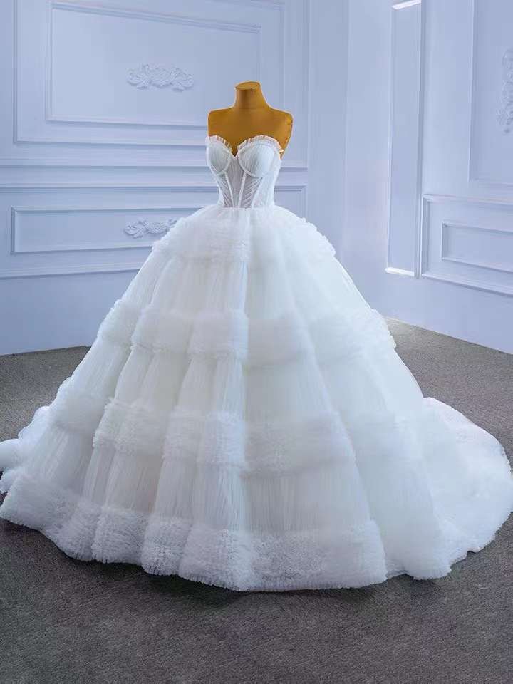 Women's Fashion Casual Pure Color Tube-top Large Pettiskirt