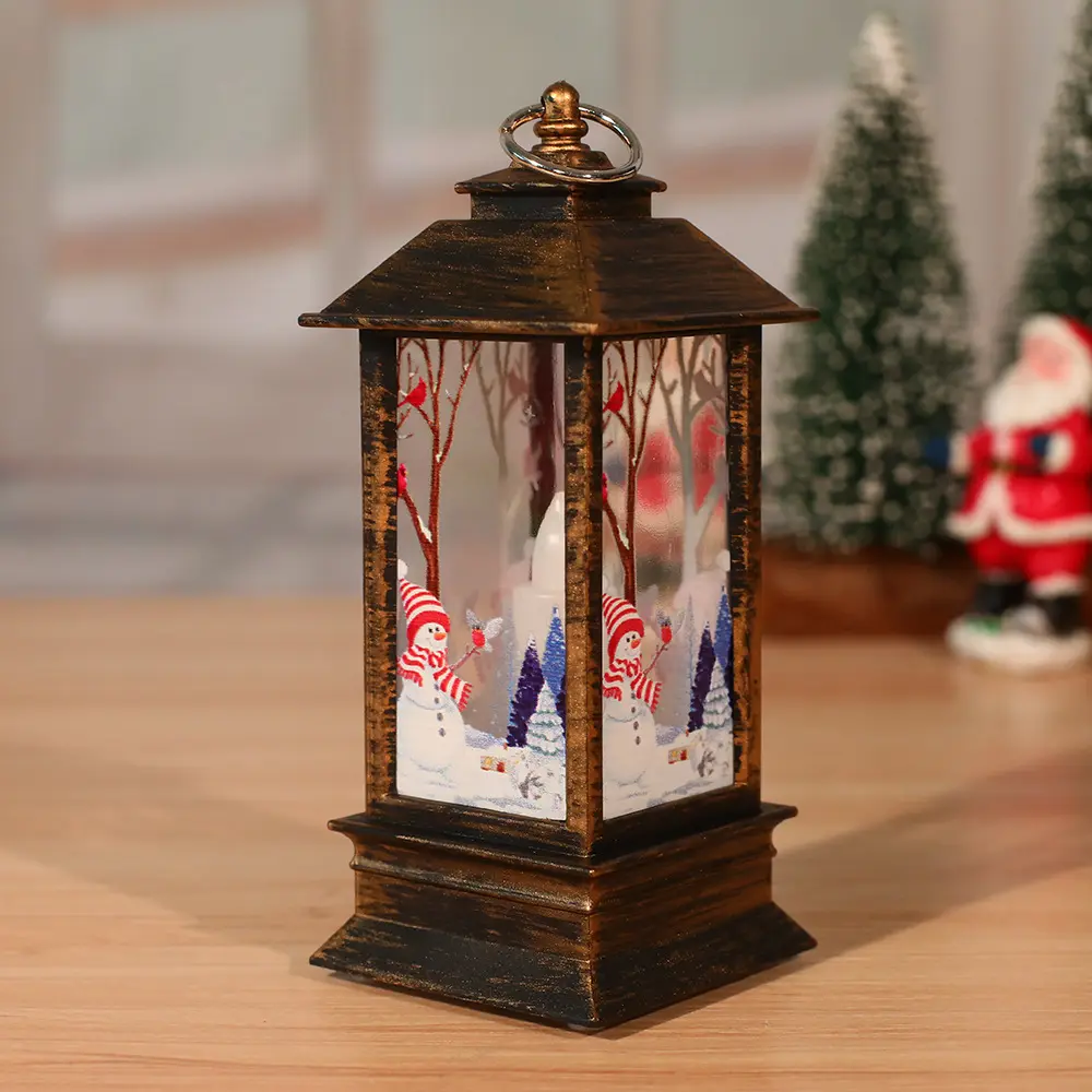 Christmas Lantern LED Electronic Candle Table Lamp