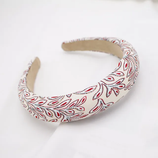 European And American Pu Leather Thickened Sponge Headband A Pink - Shop at LoveMi