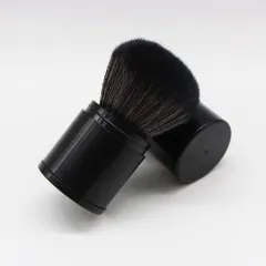 Quality Portable Convenient Retractable Makeup Brush Makeup Tools Accessories For Foundation Powder Eyeshadow Large Loose Powder Blush - Black - View 1