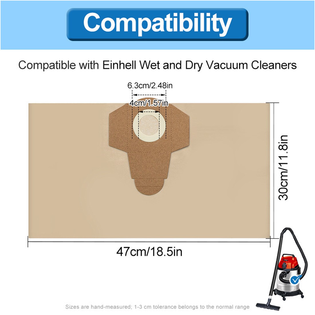 10pcs 20L Vacuum Cleaner Accessories Dust Bag Filter Garbage — image 8