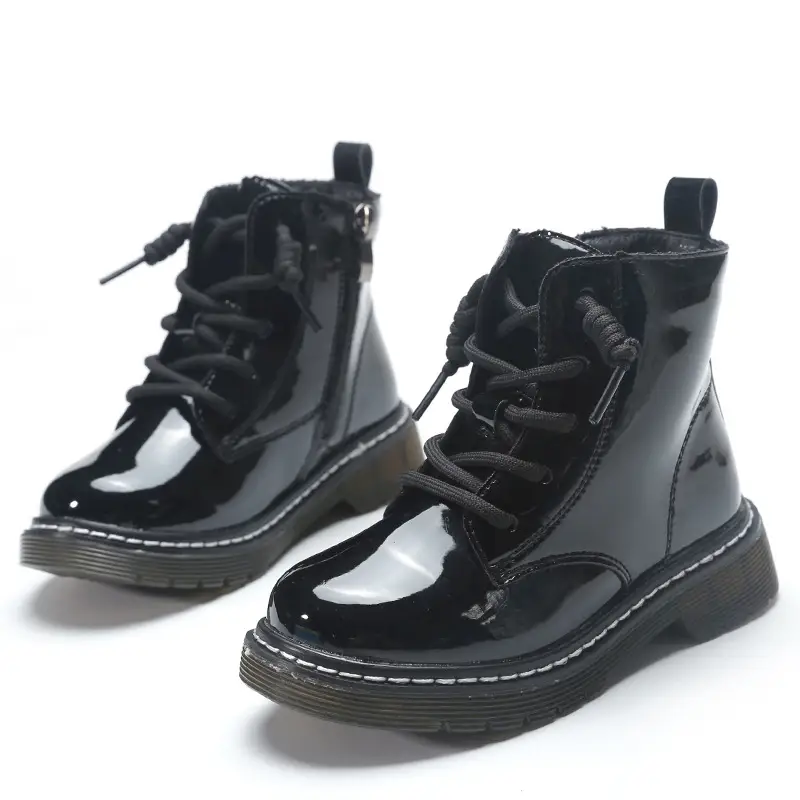 Martin Boots, Big Children's Leather Boots, Low Boots