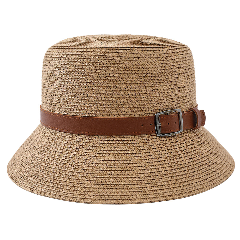 Korean Version Of The Straw Hat Sun Hat Women's Simple Sunscreen UV Beach