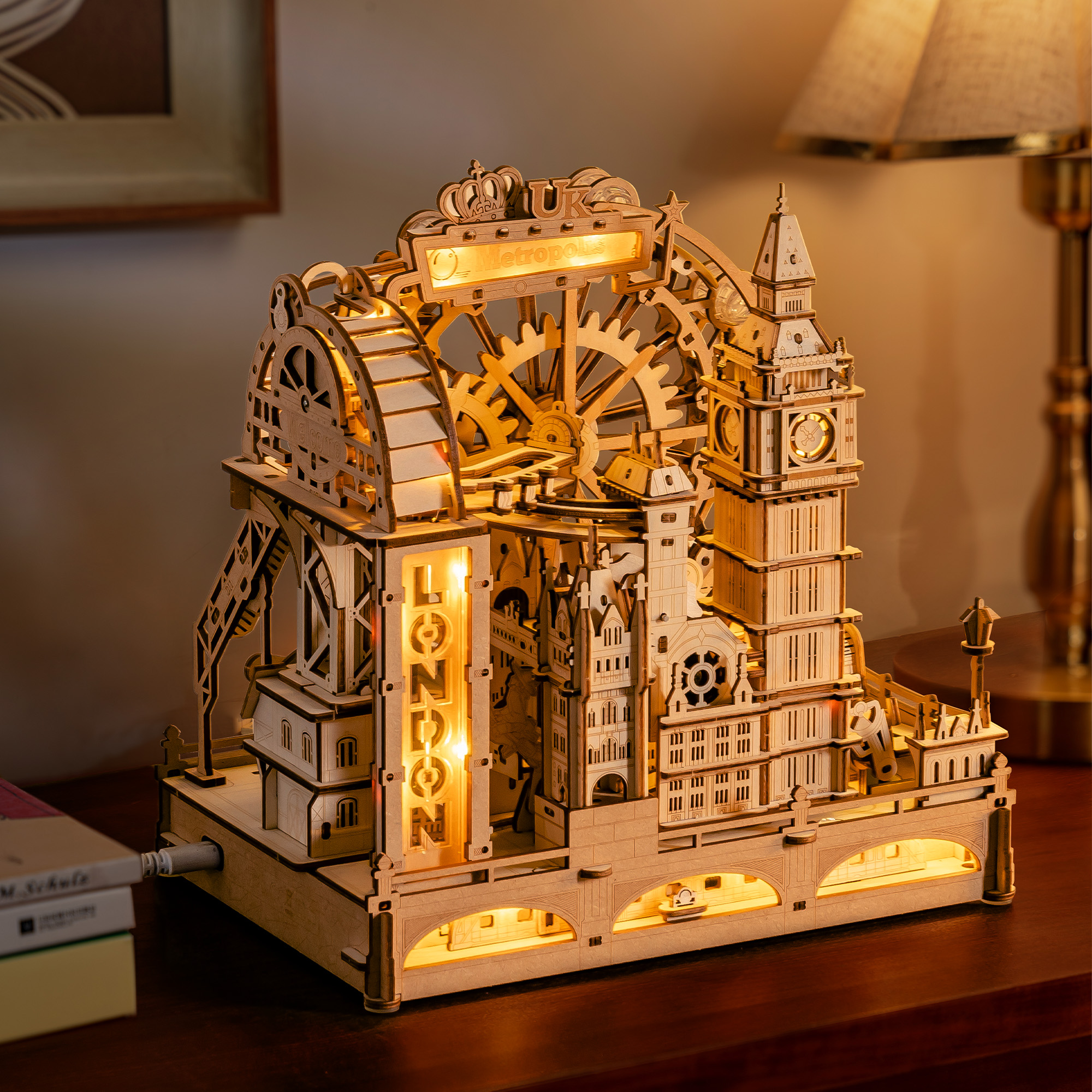 ROKR Marble Run London City 3D Puzzle view 4