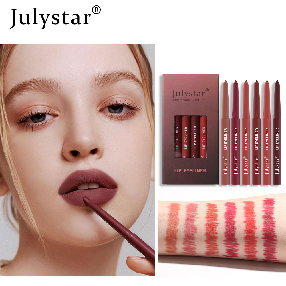 Lip Pen Waterproof Lipstick Pen P Ink Matte Lip Gloss Rotary Lipliner Suit