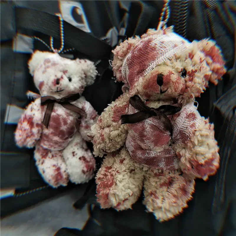 Injured Bear Keychain Bundy Bag Pendant