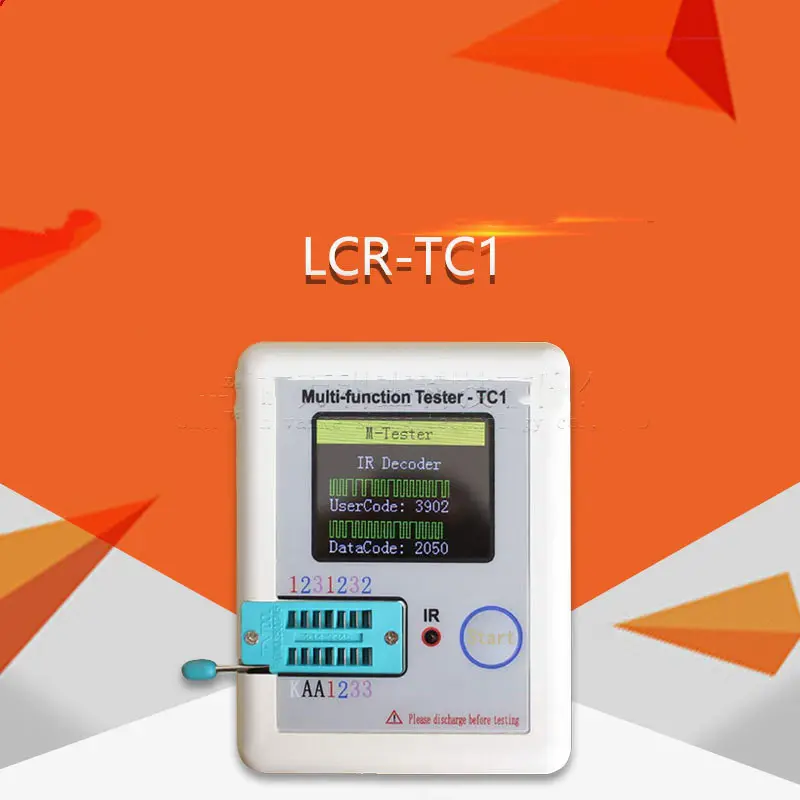 LCR-TC1 Multi-function Transistor Tester Full Color Screen Graphic Display
