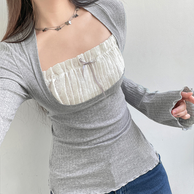 Title 2, Womens Fashion Square Collar Top featuring Col...