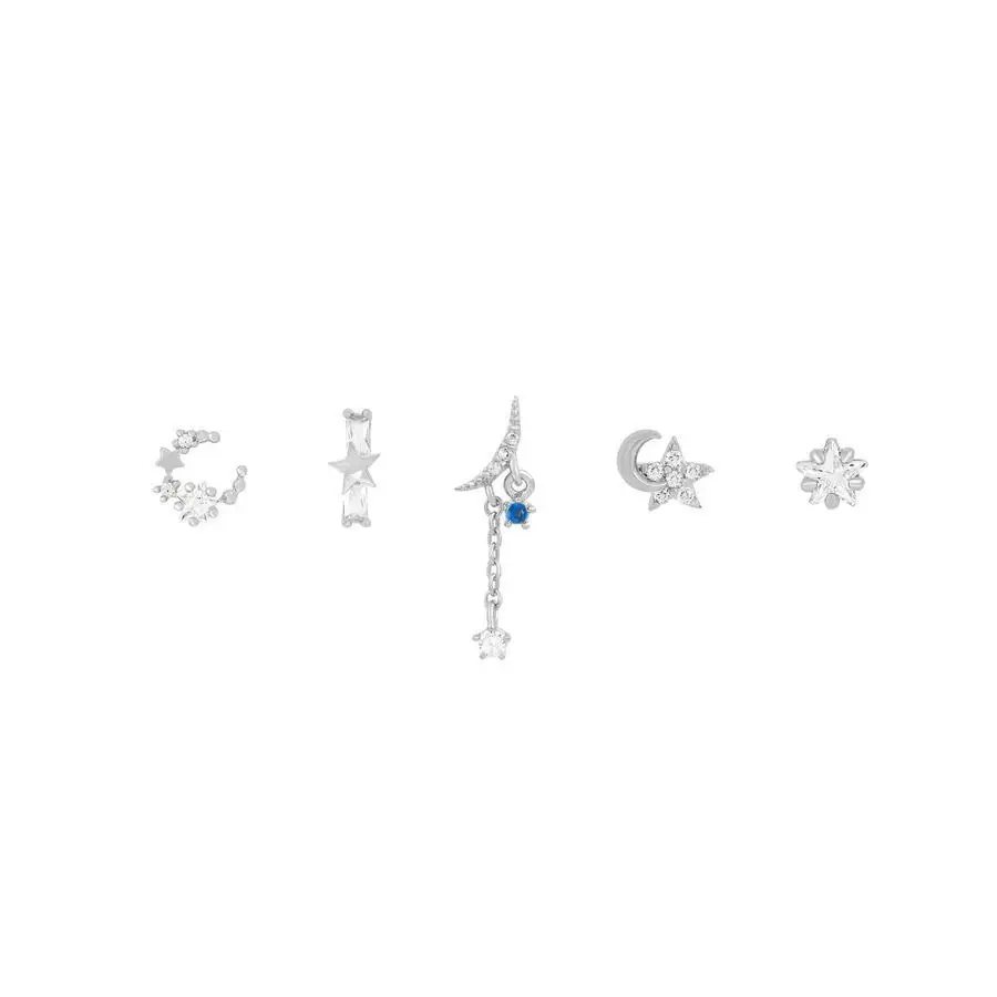 Women's Star Moon Earring Suit