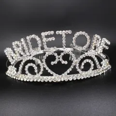 Bridal Headband, Headband, Hair Accessory, Headdress - Silver - View 1